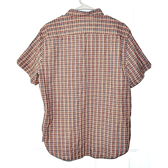 Fossil Men's Size L Plaid Short Sleeve Button Front Camp Shirt - New - Picture 4 of 5